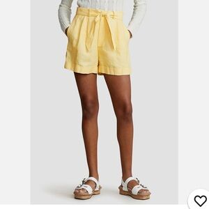 Lost + Wander Women's Yellow Tie-Waist Shorts NWOT
